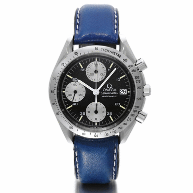 OMEGA - A LIMITED EDITION STAINLESS STEEL AUTOMATIC CHRONOGRAPH WRISTWATCH WITH DATE, REGISTERS AND TACHOMETER 1992 SPEEDMASTER ALBERTVILLE 001H/500