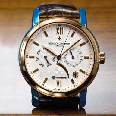 VACHERON CONSTANTIN - A FINE LIMITED EDITION PINK GOLD AUTOMATIC WRISTWATCH WITH DATE, DAY AND POWER RESERVE INDICATION CIRCA 2005 JUBIL