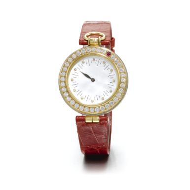 AUDEMARS PIGUET - A LADY'S 18K TWO COLOUR GOLD AND DIAMOND TIME ZONE WATCH WITH SINGLE HAND AND MOTHER-OF-PEARL DIAL CIRCA 1995 PHILOSOPHER