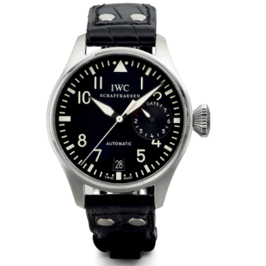 IWC - AN OVERSIZED AUTOMATIC SWEEP SECONDS WRISTWATCH WITH DATE AND 7-DAY POWER RESERVE INDICATION CIRCA 2007 BIG PILOT'S WATCH
