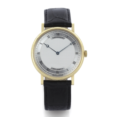 BREGUET - A LARGE 18K YELLOW GOLD AUTOMATIC WRISTWATCH CIRCA 2006 REF 5157 N