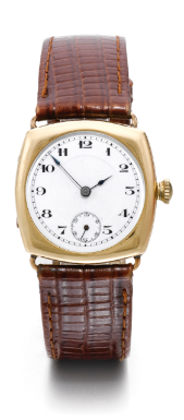 VACHERON CONSTANTIN - AN 18K YELLOW GOLD CUSHION WRISTWATCH CIRCA 1920