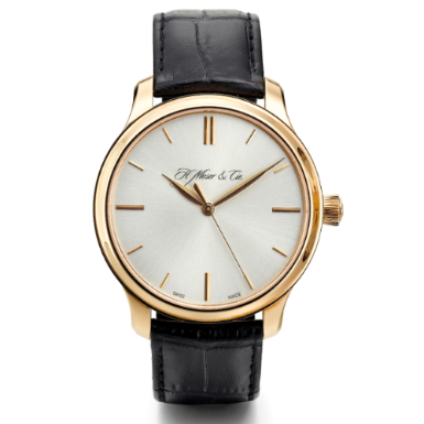 H. MOSER & CIE - A PINK GOLD CENTER SECONDS WRISTWATCH WITH DATE AND 7-DAY POWER RESERVE INDICATION CIRCA 2009 MONARD