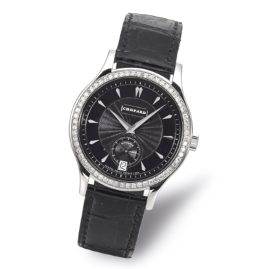 CHOPARD - A LIMITED EDITION WHITE GOLD AND DIAMOND-SET AUTOMATIC WRISTWATCH WITH DATE CIRCA 2000 L.U.C 1860 NO 103/1860