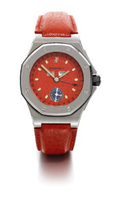 AUDEMARS PIGUET - A STAINLESS STEEL AUTOMATIC TRIPLE CALENDAR WRISTWATCH CIRCA 1997 ROYAL OAK OFFSHORE NO 240