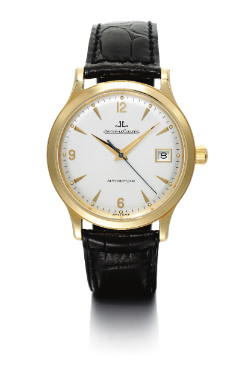 JAEGER-LECOULTRE - AN 18K YELLOW GOLD AUTOMATIC CENTRE SECOND WRISTWATCH WITH DATE CIRCA 1992 MASTER CONTROL N