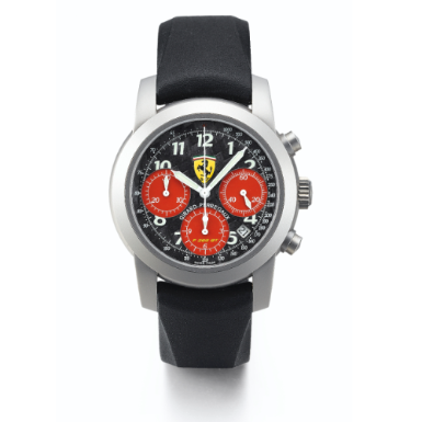 GIRARD-PERREGAUX - A LIMITED EDITION TITANIUM AUTOMATIC CHRONOGRAPH WRISTWATCH WITH REGISTERS AND DATE CIRCA 2004 REF 8028 NO 188/360