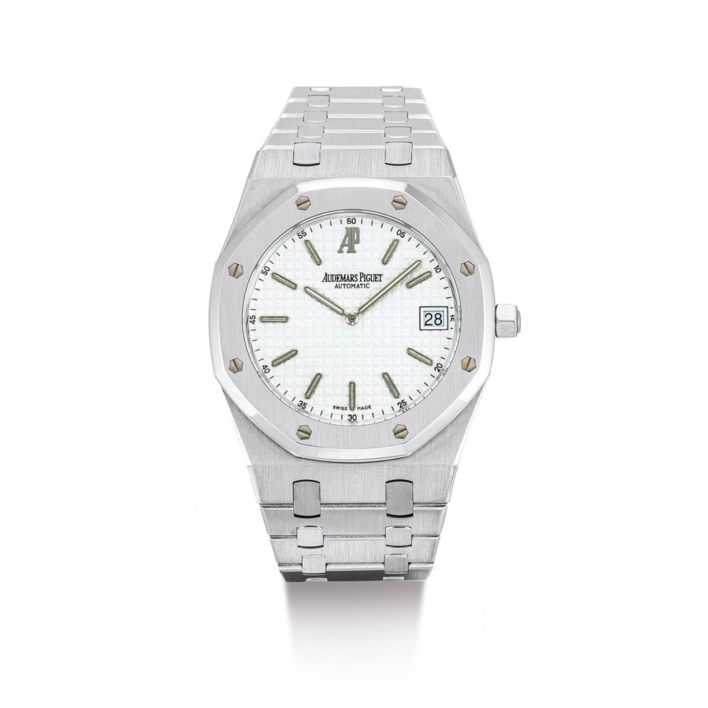 AUDEMARS PIGUET | ROYAL OAK, REFERENCE 15202, A STAINLESS STEEL BRACELET WATCH WITH DATE, CIRCA 2011 | 愛彼 | Royal Oak 型號15202 精鋼鏈帶腕錶，備日期顯示，機芯編號506501，錶殼編號E-66942及551，約2011年製