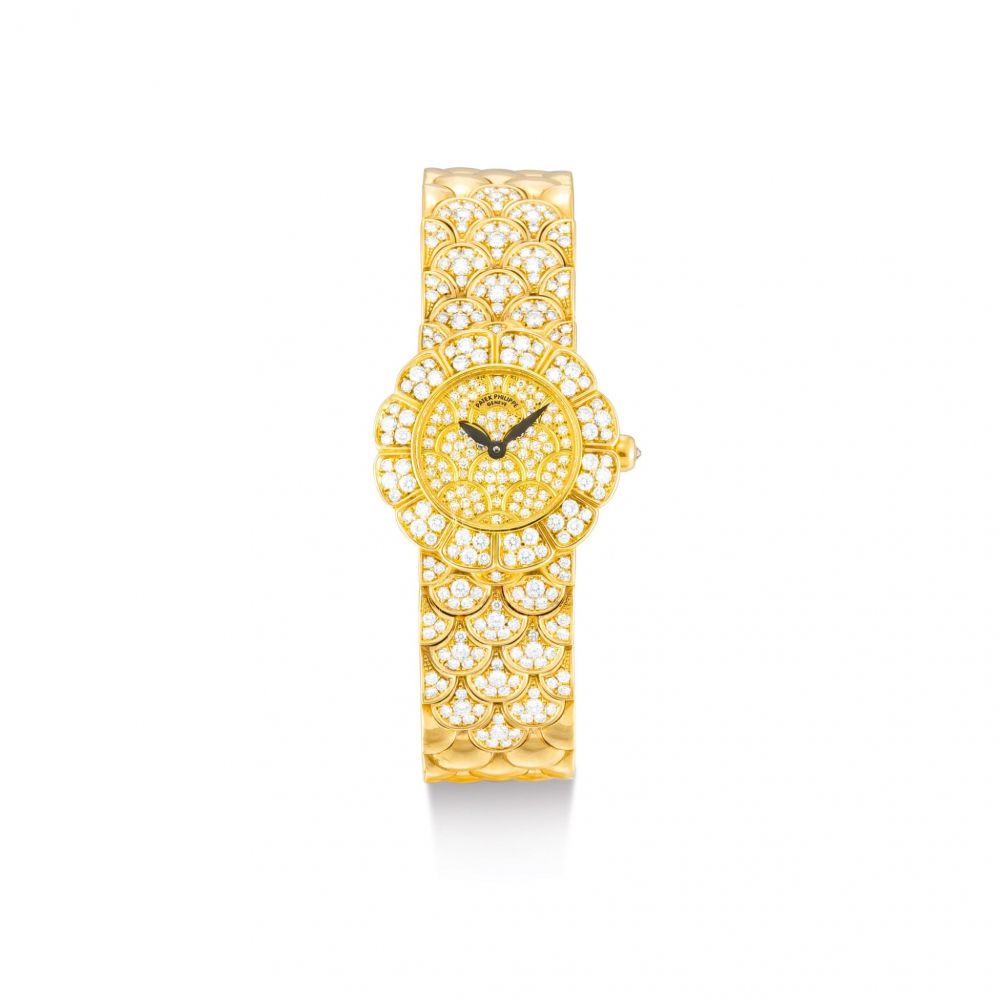 PATEK PHILIPPE | REFERENCE 4872/2, A YELLOW GOLD AND DIAMOND-SET BRACELET WATCH, MADE IN 1999 | 百達翡麗 | 型號4872/2 黃金鑲鑽石鏈帶腕錶，機芯編號1651742，錶殼編號4068963，1999年製