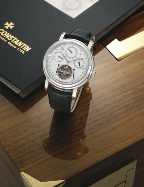 Vacheron Constantin A FINE AND RARE LIMITED EDITION PERPETUAL CALENDAR TOURBILLON WRISTWATCH WITH 250-HOUR POWER RESERVE REF 80251P NO 52/55 MVT 973055 CASE 805688 SAINT GERVAIS 250TH ANNIVERSARY MADE IN 2007