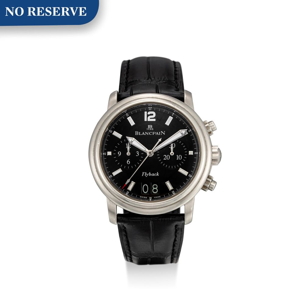 BLANCPAIN | LEMAN FLYBACK REFERENCE 2885F.11B30.53B | A STAINLESS STEEL CHRONOGRAPH WRISTWATCH WITH DATE, CIRCA 2000 | 寶珀 | Leman Flyback 型號2885F.11B30.53B 精鋼計時腕錶，備日期顯示，約2000年製