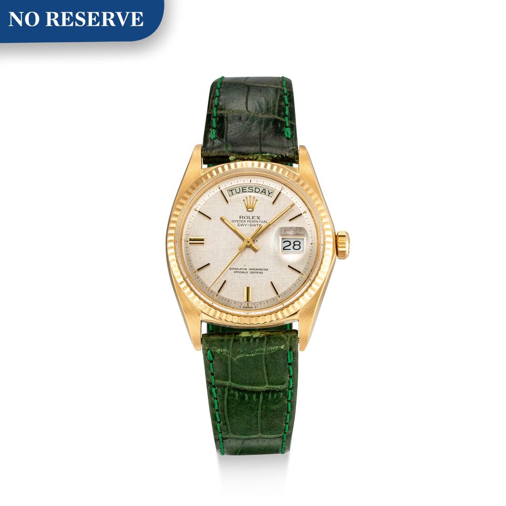 rolex day date second hand