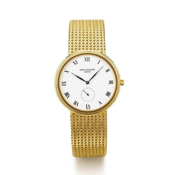 Patek Philippe A YELLOW GOLD BRACELET WATCH MADE IN 1991 REF 3919 MVT 1827992 CASE 2909250