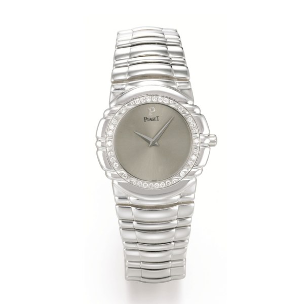 Piaget A LIMITED EDITION WHITE GOLD AND DIAMOND-SET BRACELET WATCH CIRCA 1993 REF 95043 M 401D SERIAL 590494 NO 138/150