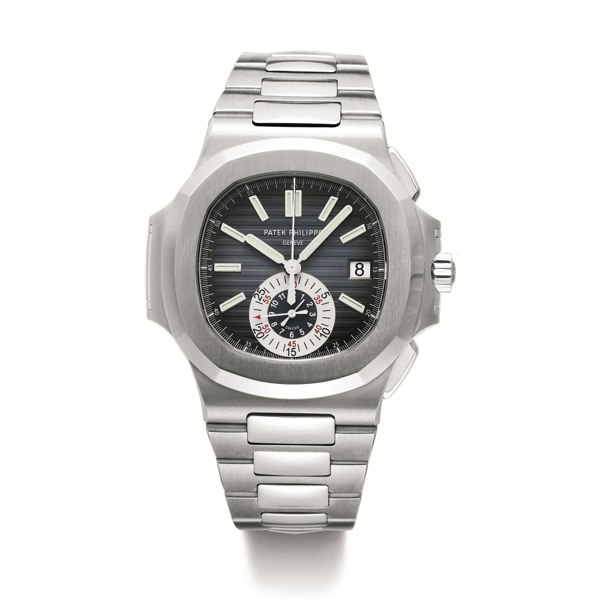 Patek Philippe A STAINLESS STEEL AUTOMATIC CHRONOGRAPH BRACELET WATCH WITH DATE AND REGISTER MADE IN 2006 REF 5980/1A MVT 3665857 CASE 4374230 NAUTILUS