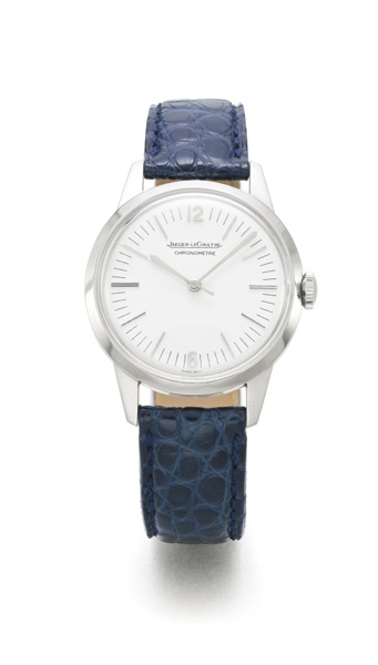 Jaeger-LeCoultre A RARE STAINLESS STEEL CENTRE SECONDS WRISTWATCH REF E168 MVT 1331981 CASE 748160 CHRONOMETRE GEOPHYSIC CIRCA 1958