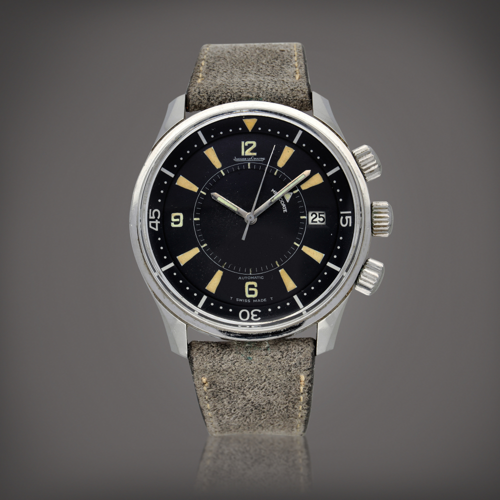 Memovox Polaris, Reference E859 | Stainless steel wristwatch with date and alarm | Circa 1967