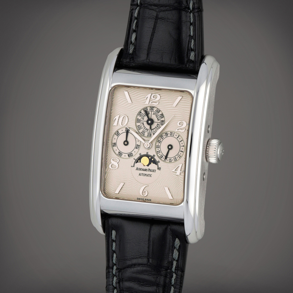 Edward Piguet Reference 25911BC00D002CR01  A white gold perpetual calendar wristwatch with moon phases and leap year indication  Circa 2000    Edward Piguet 25911BC00D002CR01  2000