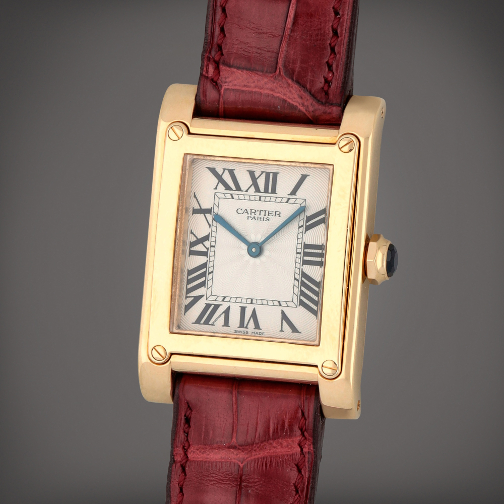 Tank à vis, Reference 2484D | A yellow gold wristwatch | Circa 2004