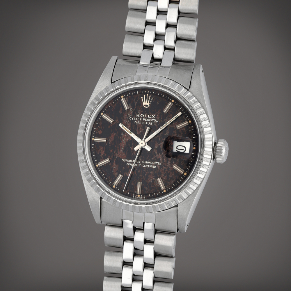 Rolex

Datejust, Reference 1603 | A stainless steel wristwatch with date and bracelet | Circa 1971