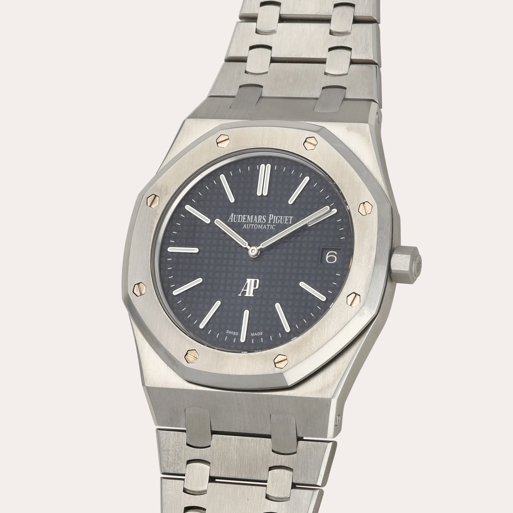 Audemars Piguet Royal Oak ‘Jumbo’ Extra-Thin, Reference 15202ST | A stainless steel wristwatch with date and bracelet | Circa 2016