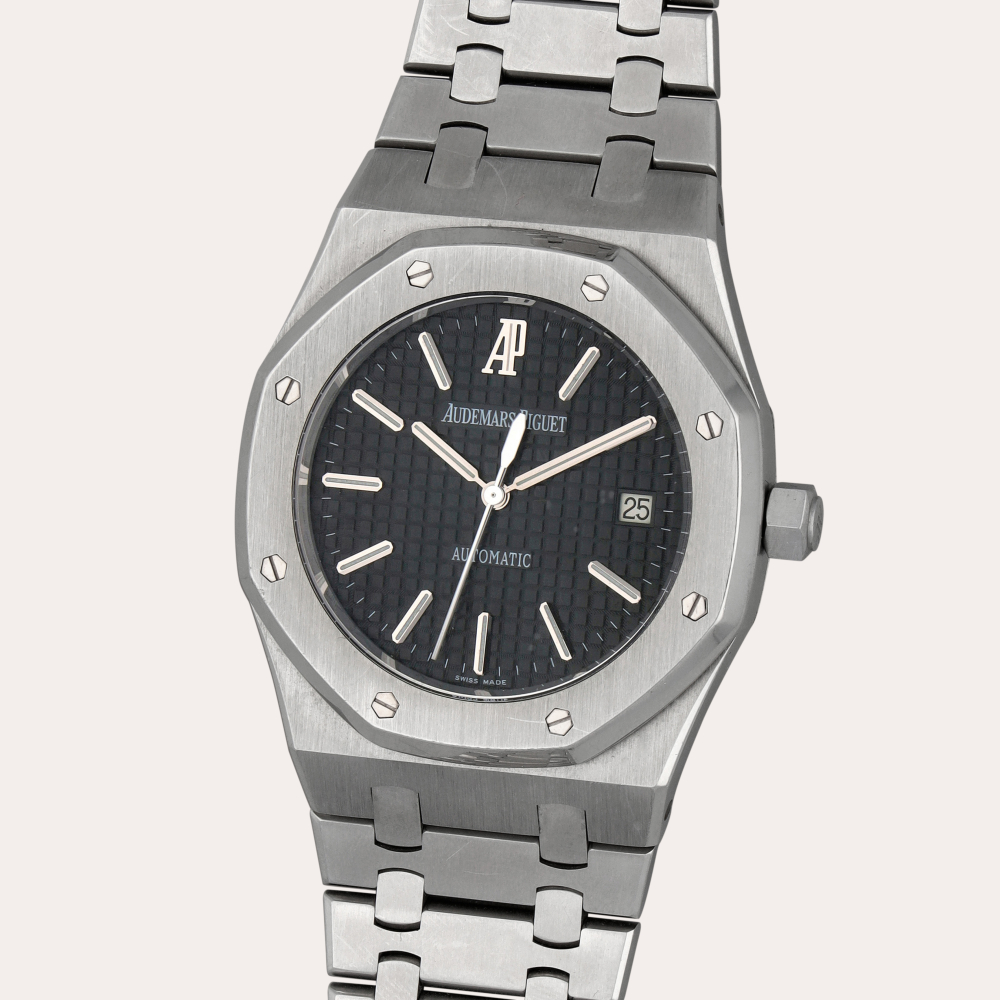 Audemars Piguet Royal Oak, Reference 15300ST.OO.1220ST.03 | A stainless steel wristwatch with date and bracelet | Circa 2005
