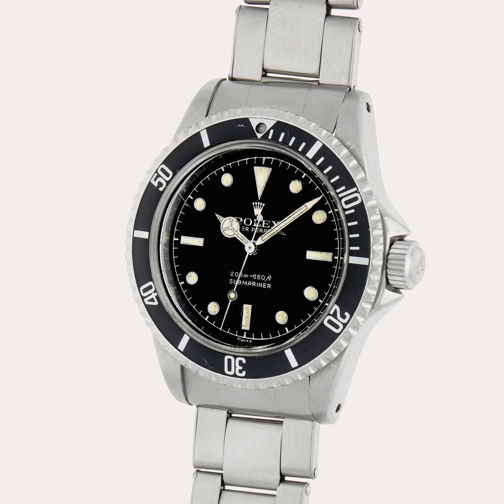 Rolex Submariner, Reference 5512 | A stainless steel wristwatch with bracelet | Circa 1962