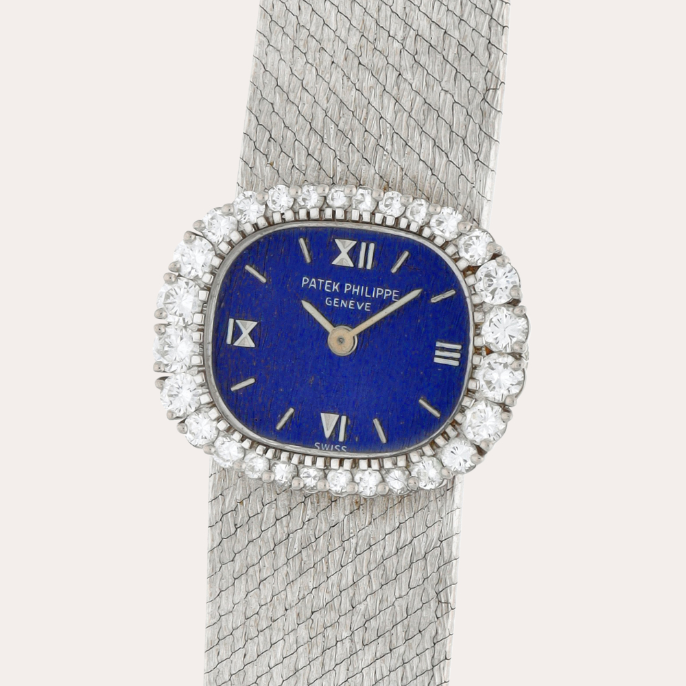 Patek Philippe Reference 3394/1G | A white gold and diamond-set bracelet watch | Circa 1973