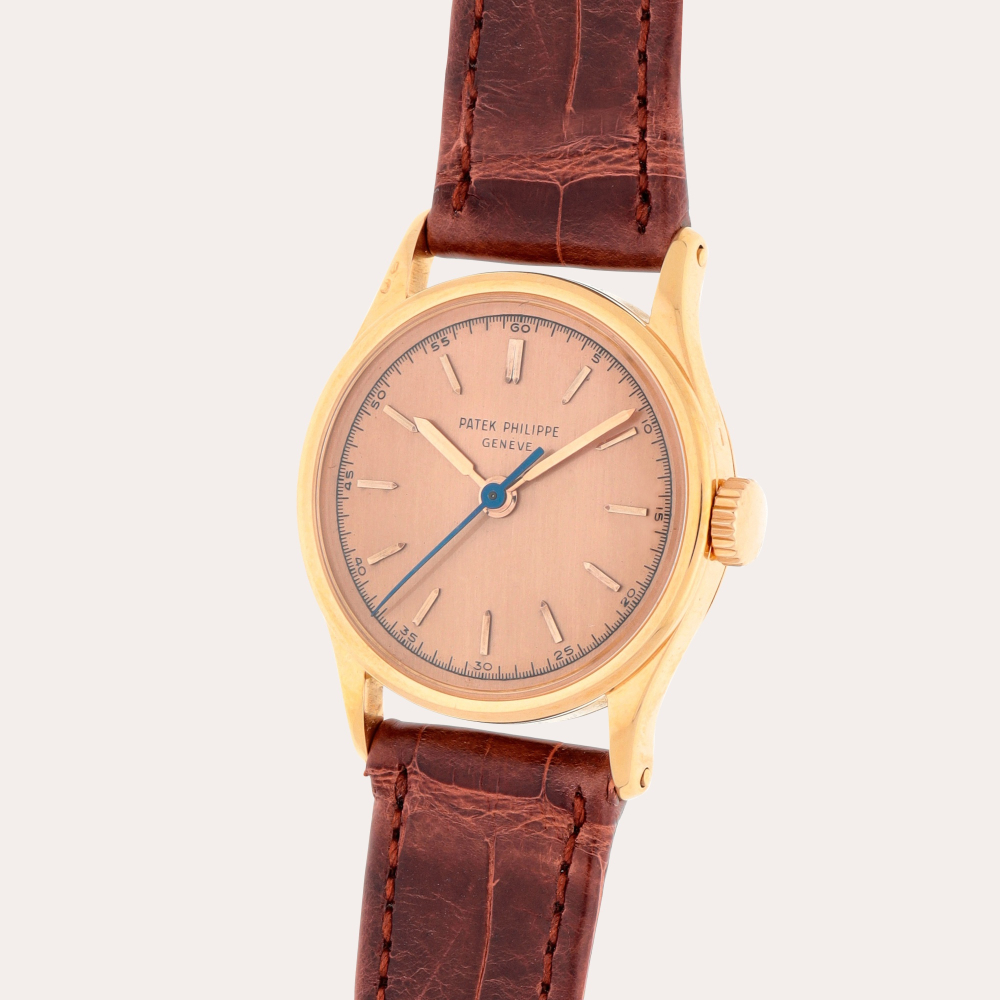 Patek Philippe Calatrava, Reference 96 | A pink gold wristwatch | Made in 1955