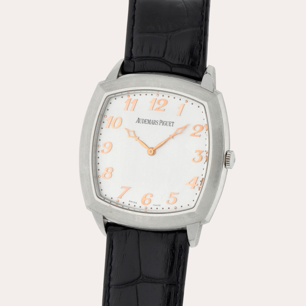 Audemars Piguet Tradition, Reference 15160PT.00.A092CR.01 | A platinum wristwatch | Circa 2013