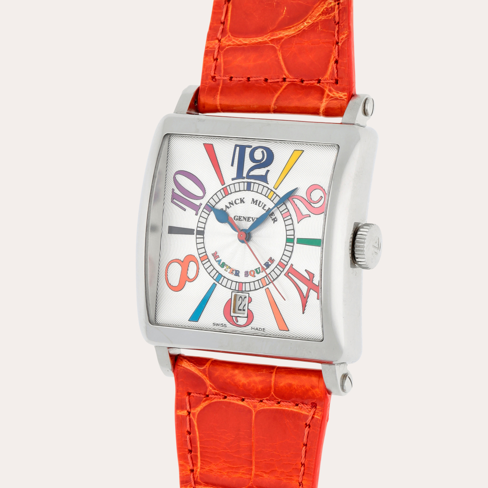 Franck Muller Master Square 'Color Dreams', Reference 6000 H SC DT | A limited edition stainless steel wristwatch | Circa 2014