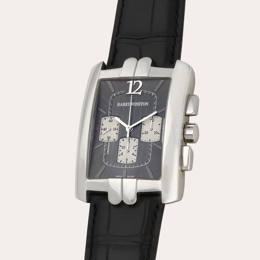 Harry Winston Avenue Chrono, Reference 330/MCA | A white gold chronograph wristwatch | Circa 2010