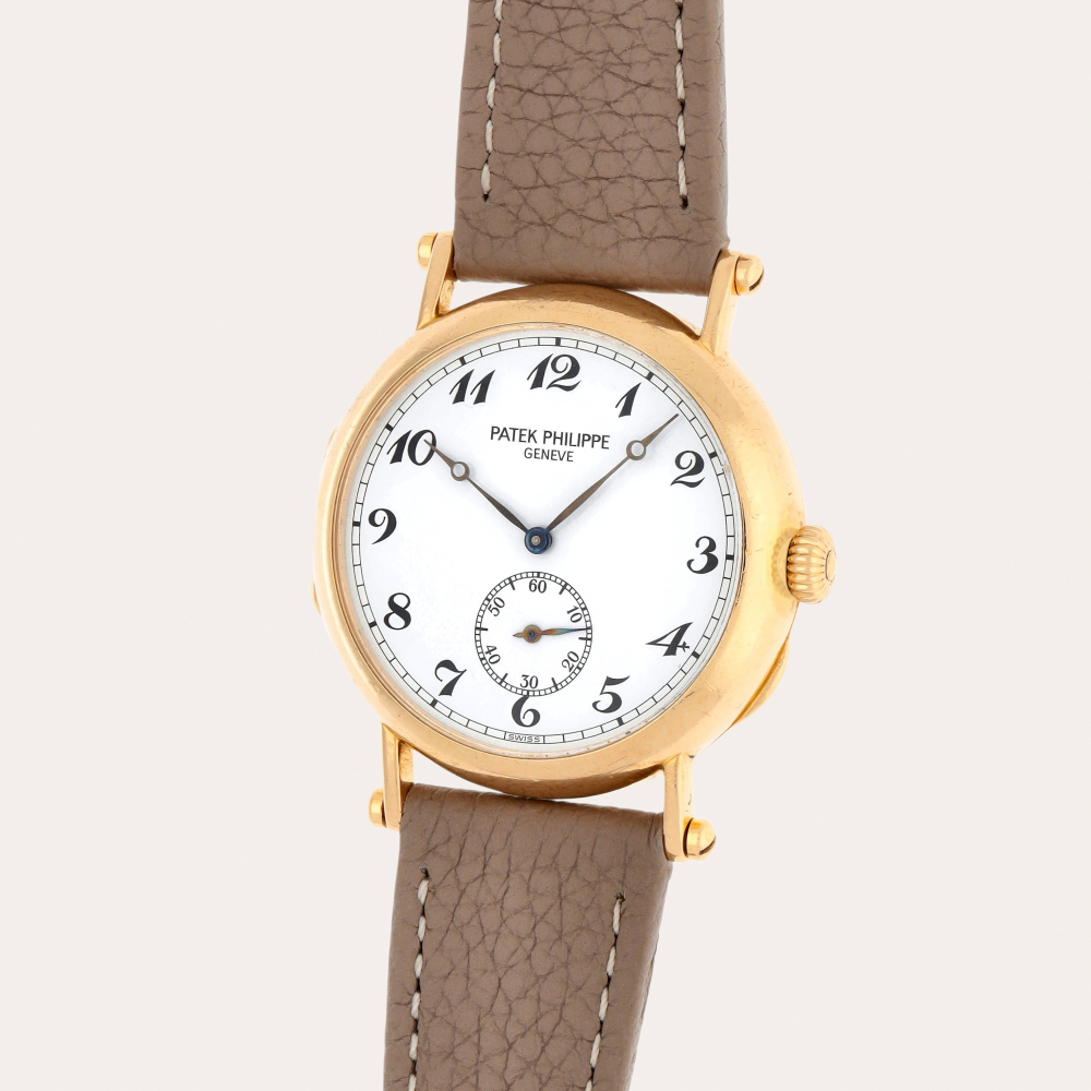 Patek Philippe '150th Anniversary', Reference 3960 | A limited edition yellow gold officer wristwatch | Made in 1989