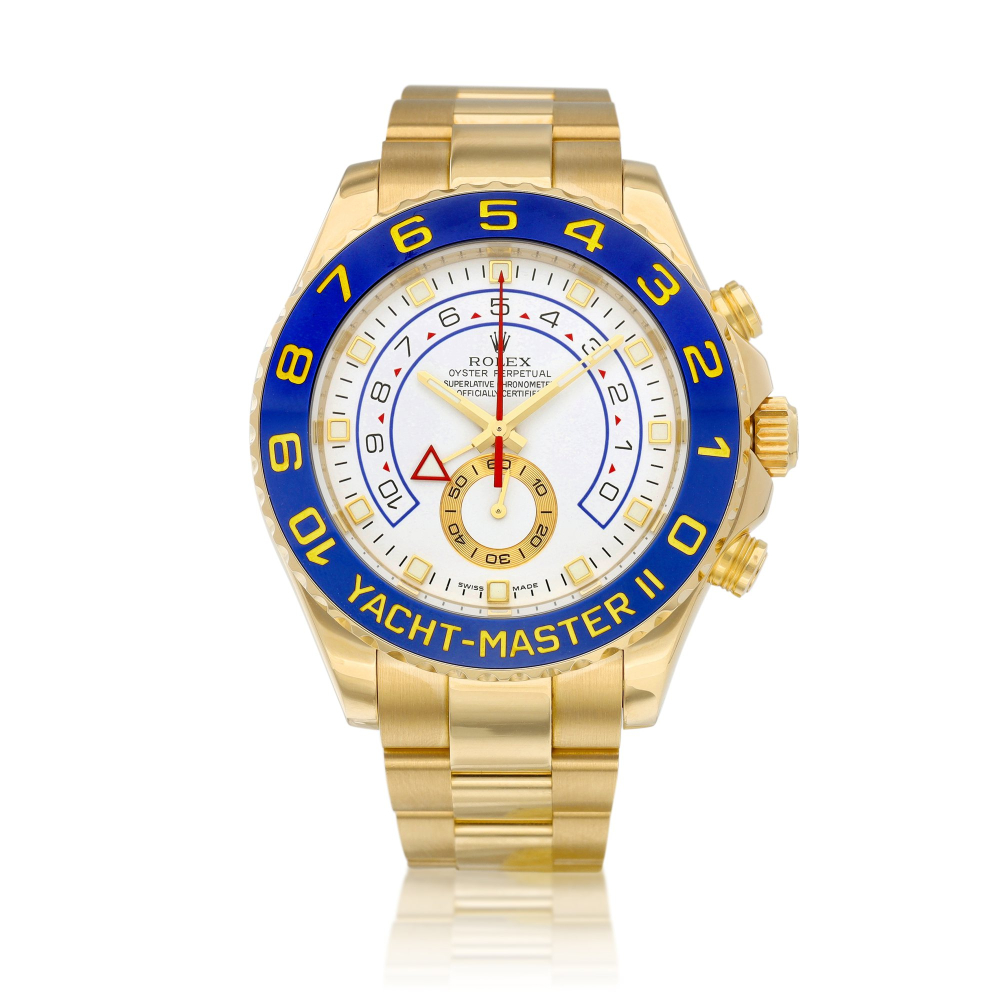 YachtMaster II Reference 116688  A yellow gold regatta countdown chronograph wristwatch with bracelet Circa 2008    YachtMaster II 116688  2008