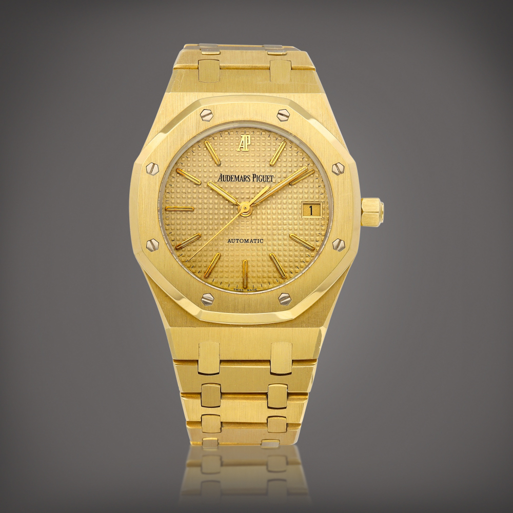Royal Oak Reference 14790BA  A yellow gold bracelet watch with date Circa 1994      14790BA  1994