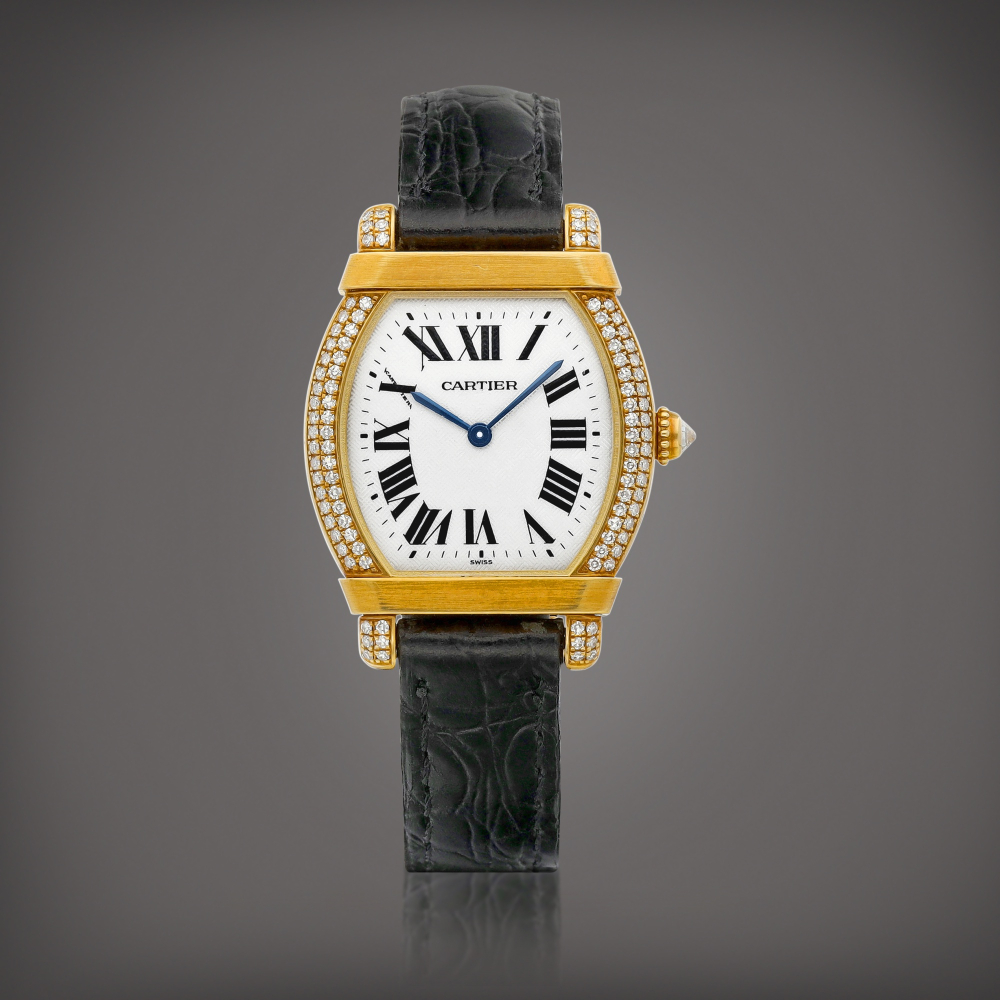 Tortue Reference 2306  A yellow gold and diamondset wristwatch Circa 2005    Tortue 2306  2005