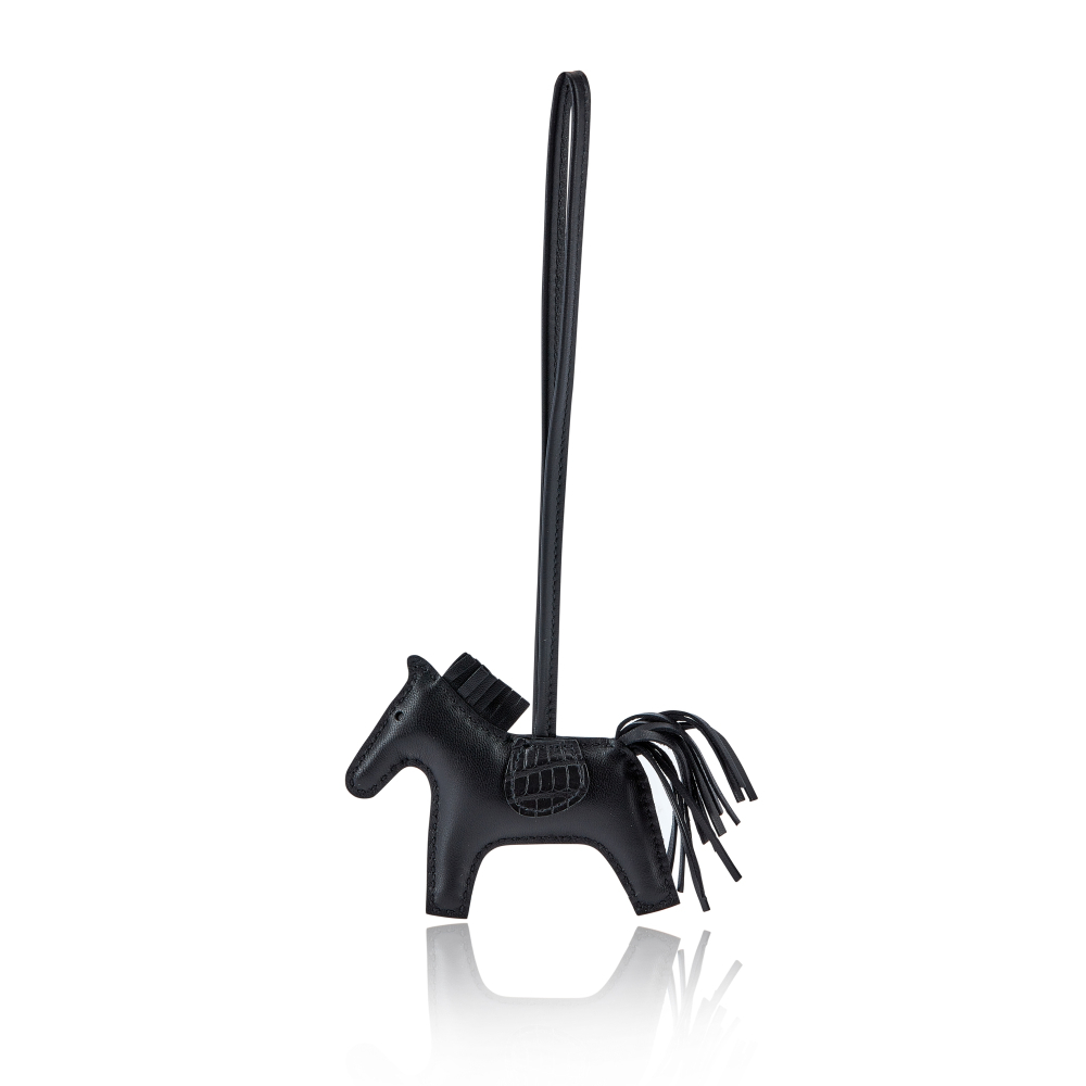 Black Alligator and Milo Lambskin Touch GriGri Rodeo Charm PM, 2020