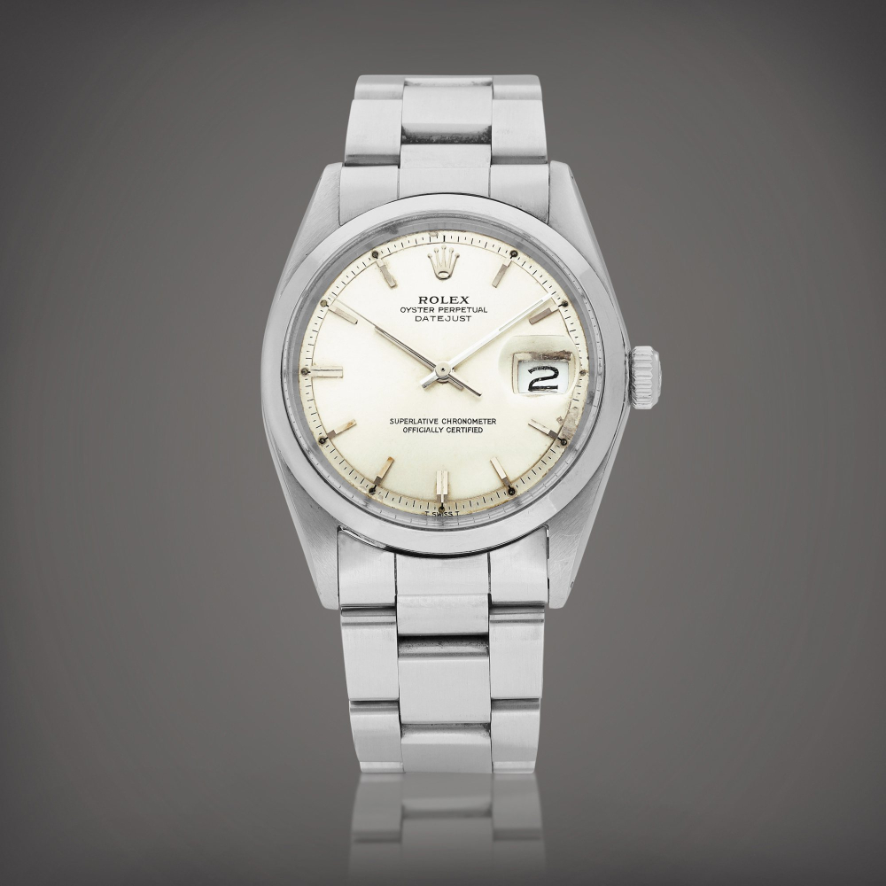 DateJust Reference 1600  A stainless steel wristwatch with date and bracelet Circa 1967    DateJust 1600  1967