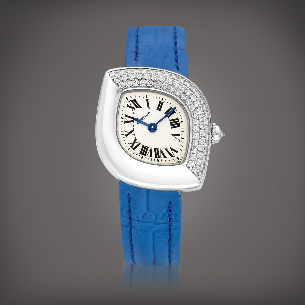 Navette Reference 2359  A white gold and diamondset wristwatch Circa 1997    Navette 2359  1997