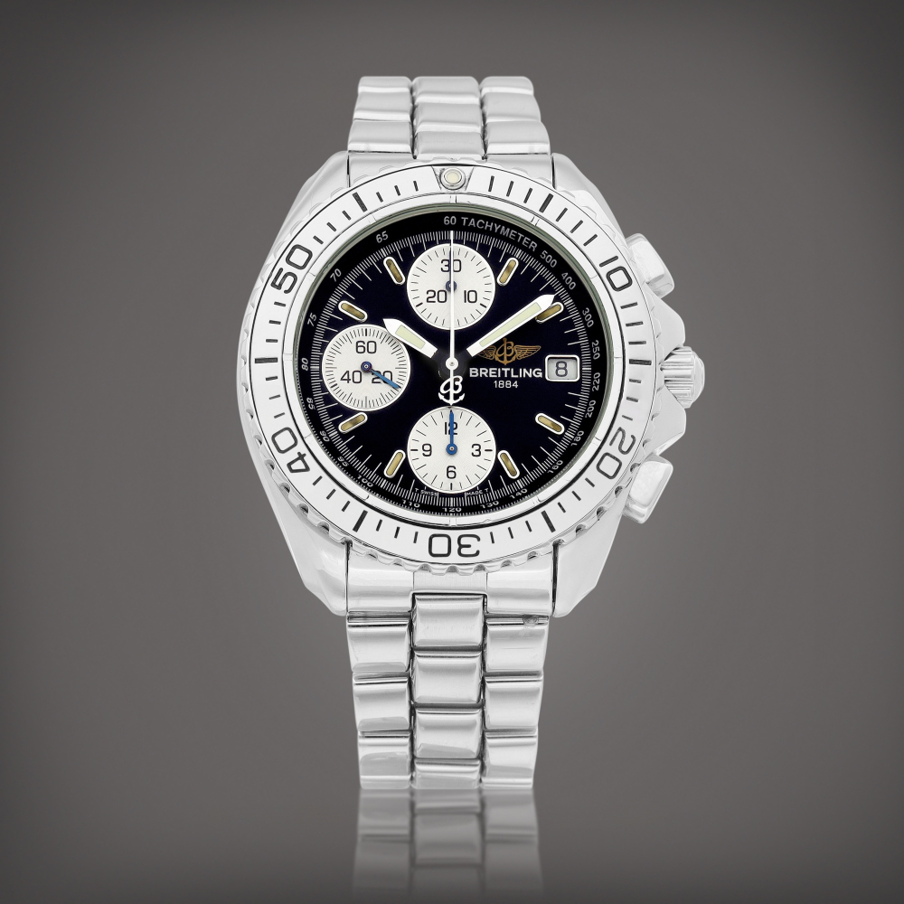 Chrono Shark Reference A13051  A stainless steel chronograph wristwatch with date and bracelet Circa 1992    Chrono Shark A13051  1992