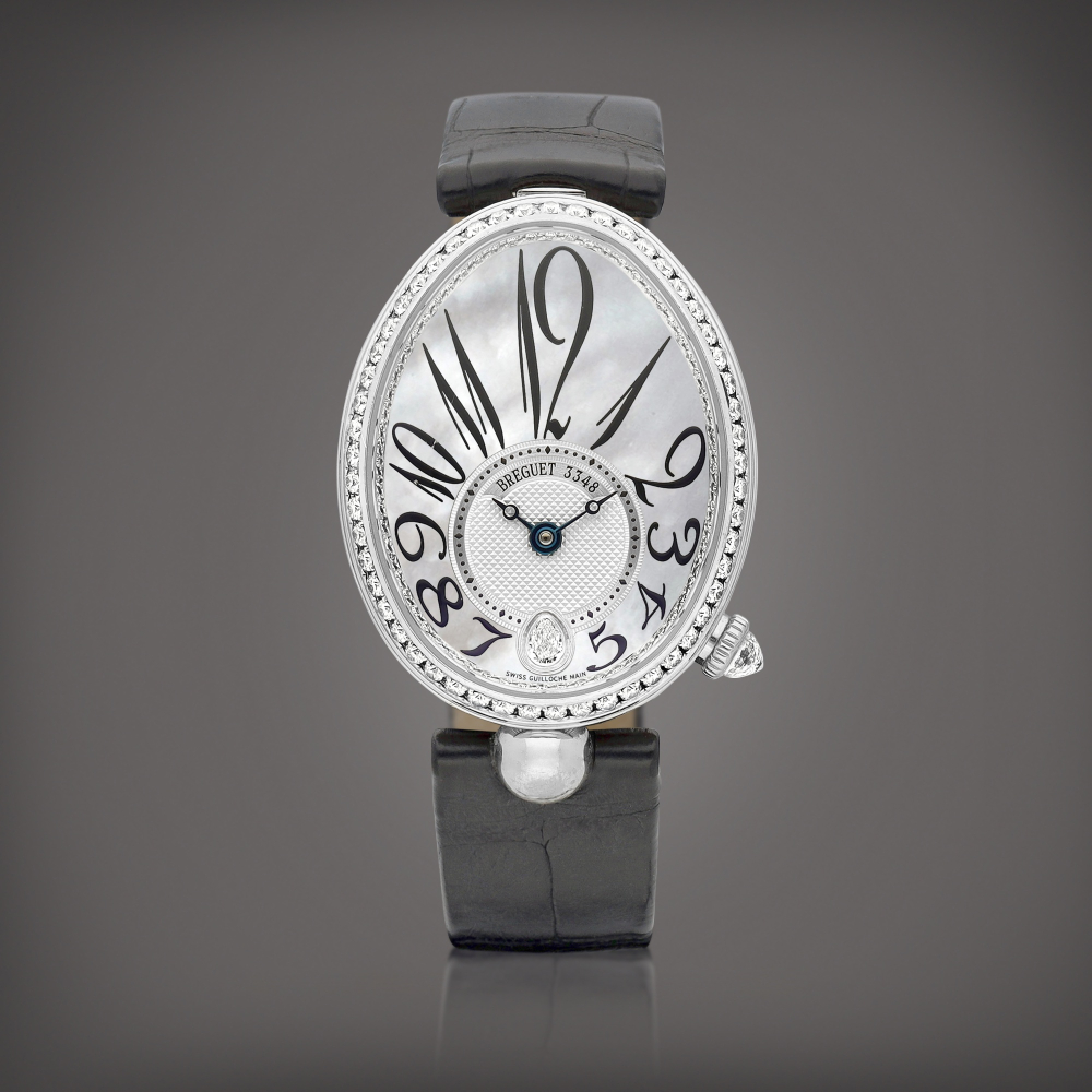 Reine de Naples Reference 8918  A white gold and diamondset wristwatch with motherofpearl dial Circa 2008    REINE DE NAPLES 8918  2008