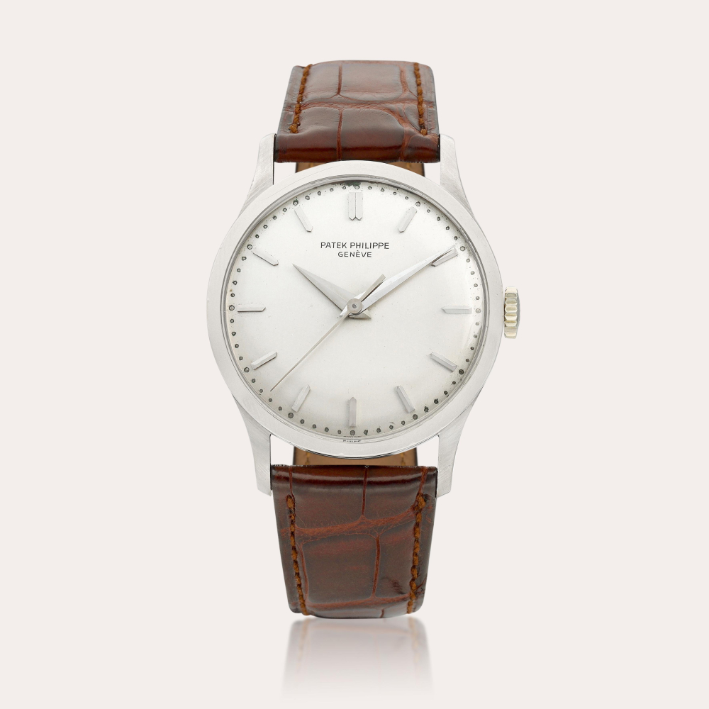 Patek Philippe Reference 570 | A white gold wristwatch, Made in 1963 | 百達翡麗 | 型號570 | 白金腕錶，1963年製