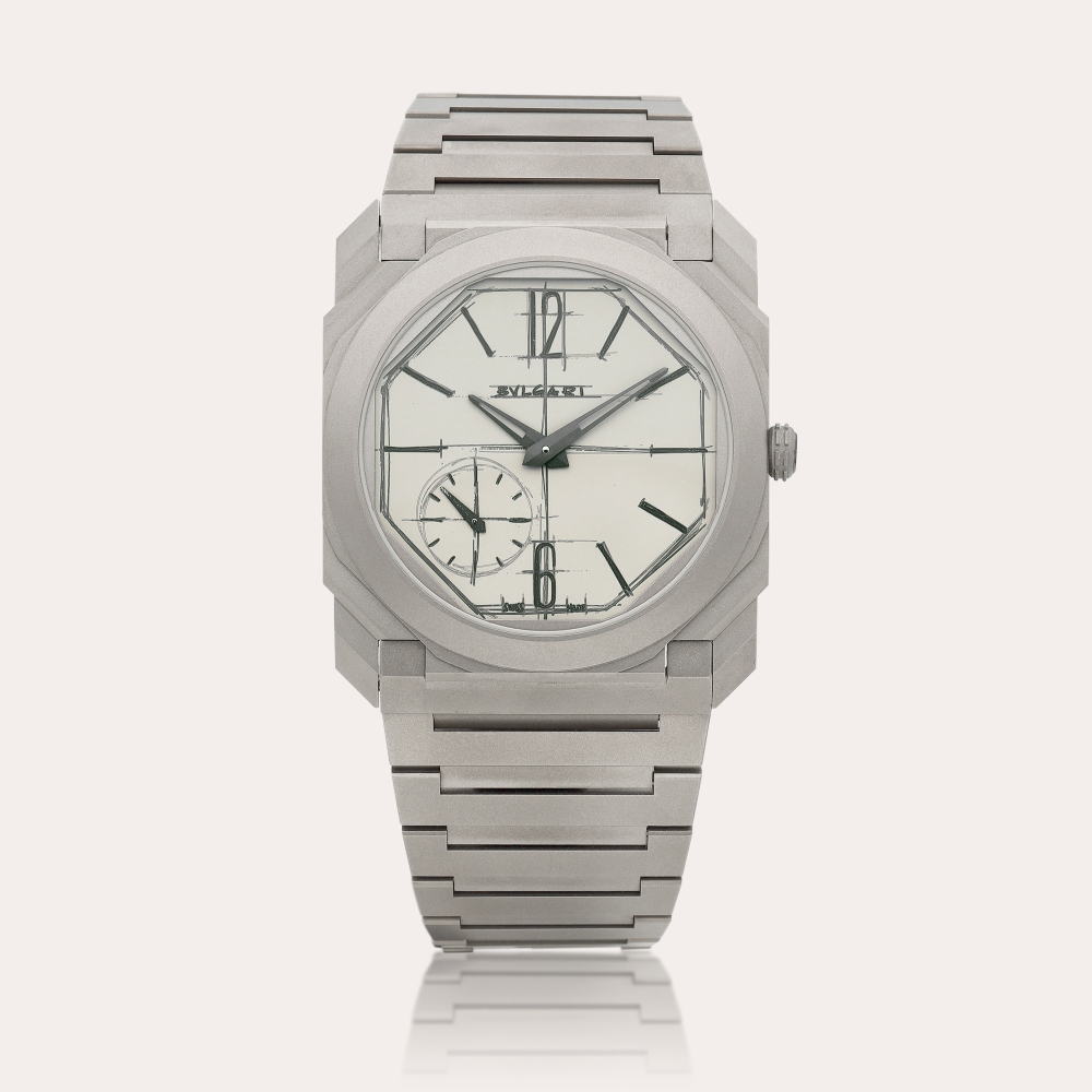 Bulgari Octo Finissimo 'Design Edition', Reference 103672 | A limited edition titanium wristwatch with bracelet, Circa 2022 | 寶格麗 | Octo Finissimo 'Design Edition' 型號 103672 | 限量版鈦金屬鏈帶腕錶，約2022年製