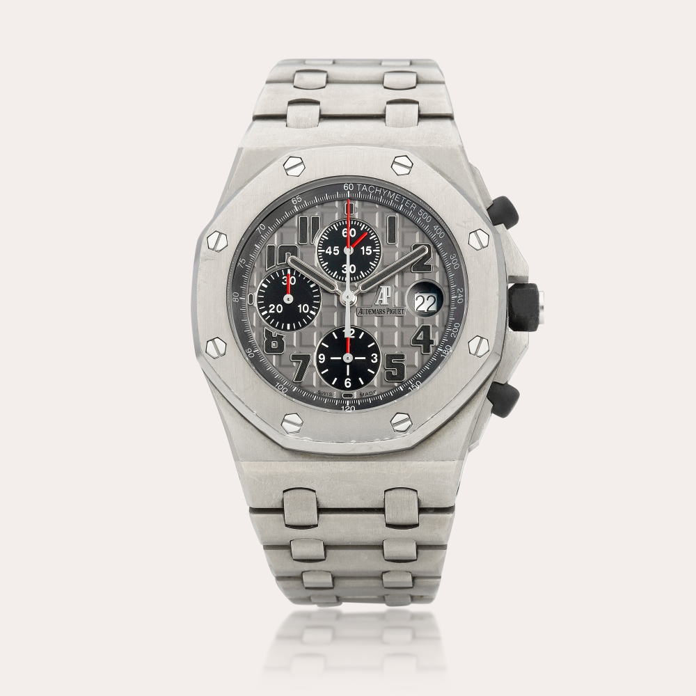 Audemars Piguet Royal Oak Offshore, Reference 26170TI.OO.1000TI.01 | A titanium chronograph bracelet watch with date, Circa 2011 | 愛彼 | 皇家橡樹離岸型系列 型號 26170TI.OO.1000TI.01| 鈦金屬計時鏈帶腕錶，