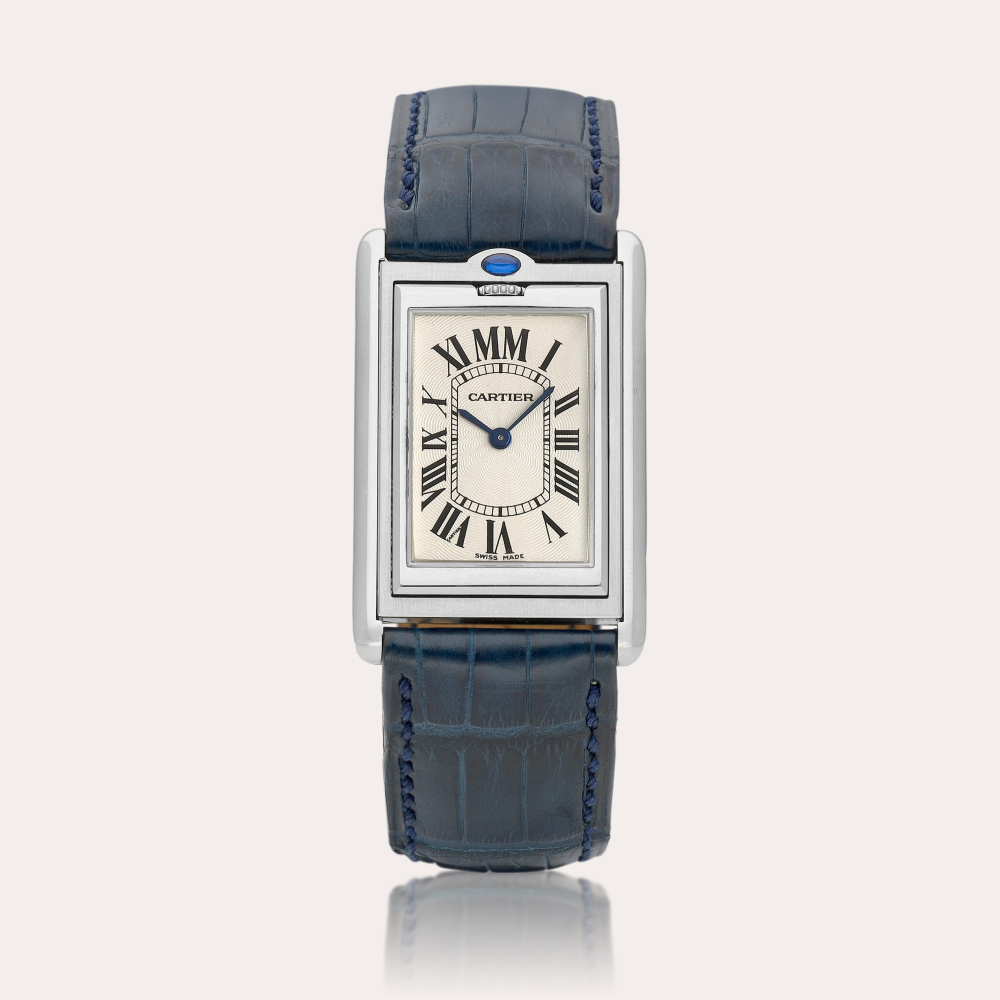 Cartier Tank Basculante Millenium, Reference 2390 | A limited edition stainless steel reversible wristwatch, Circa 2000 | 卡地亞 | Tank Basculante Millenium 型號2390 | 限量版精鋼可反轉腕錶，約2000年製