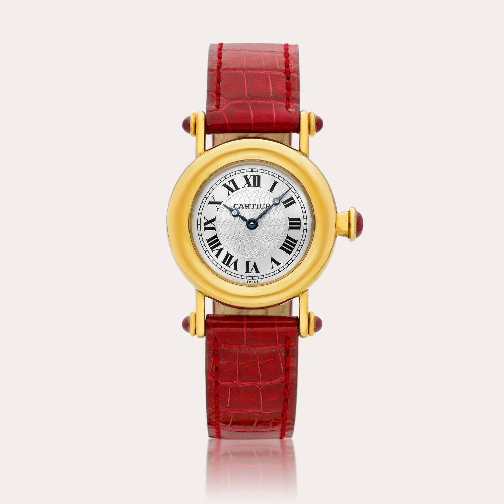 Cartier Diabolo, Reference 1440 | A yellow gold wristwatch, Made to commemorate the 150th anniversary of Cartier, Circa 1997 | 卡地亞 | Diabolo 型號1440 | 黃金腕錶，為紀念品牌誕辰150週年而製，約1997年製