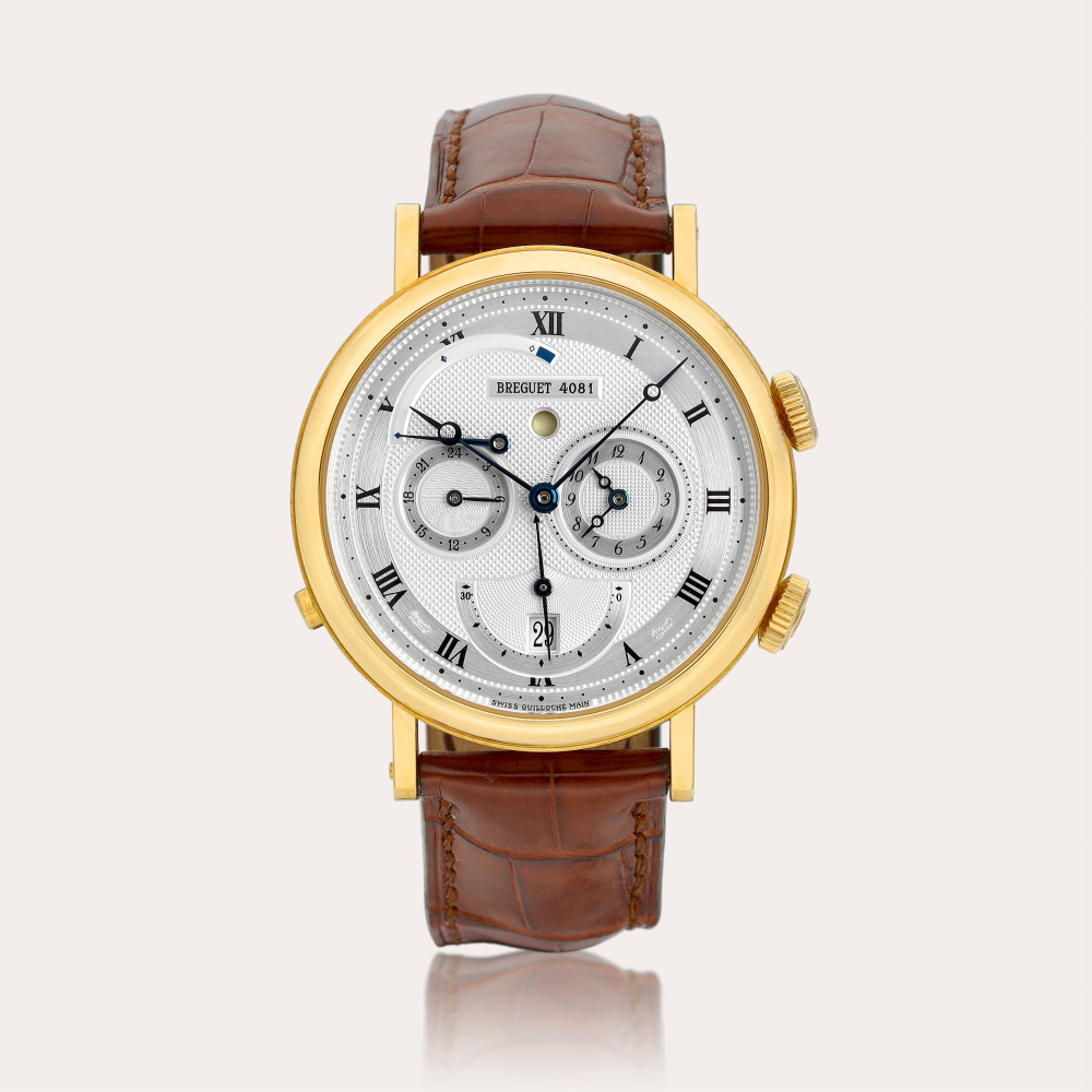 Breguet Le Reveil Du Tsar, Reference 5707 | A yellow gold dual time zone wristwatch with date, alarm and alarm power reserve indication, Circa 2007 | 寶璣 | Le Reveil Du Tsar 型號5707 | 黃金兩地時間腕錶，備日期、
