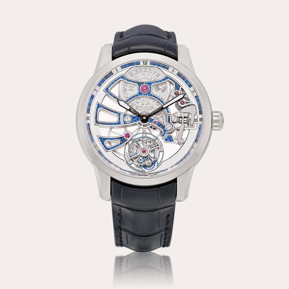 Ulysse Nardin Classic Skeleton Tourbillon, Reference 1700-129, Number 1/18 | A limited edition white gold skeletonised tourbillon wristwatch, No. 1/18, Circa 2020 | 雅典 | Classic Skeleton Tourbillon 型號1700-129，