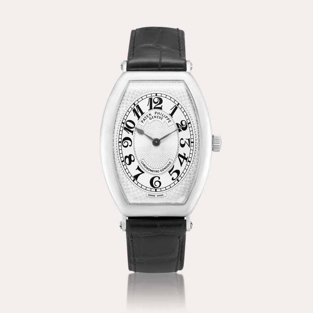 Patek Philippe Gondolo, Reference 5098 | A platinum wristwatch, Circa 2008 | 百達翡麗 | Gondolo 型號5098 | 鉑金腕錶，約2008年製