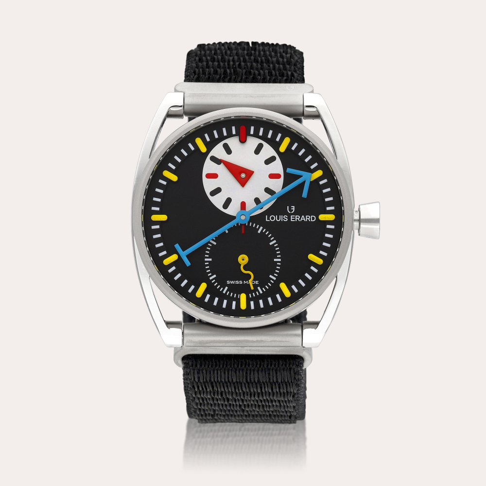 Louis Erard Excellence Le Régulateur Louis Erard x Alain Silberstein II, Reference 85358TT02 | A limited edition titanium wristwatch with regulator dial, made in collaboration with Alain Silberstein, Circa 2021 | Excellence 